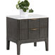 Keldon 23.5 X 23.5 inch White / Grey Night Stand